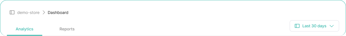 New navigation with breadcrumbs and tabs